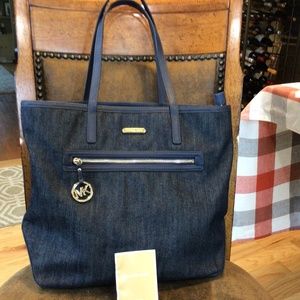 Michael Kors Denim Tote Bag
